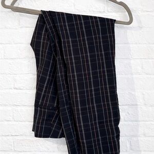 a new day Black Plaid Ankle Pants